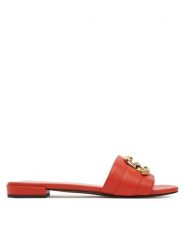 Coccinelle Klapki E4 SB3 17 01 01 Czerwony. Czerwone klapki damskie Coccinelle, bez wzorów, ze skóry, bez obcasa. Za 549.99 zł.