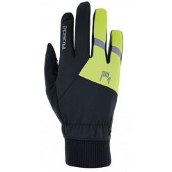 Rękawiczki rowerowe Roeckl Rofan 2. Czarne rękawiczki męskie Roeckl, bez wzorów, eleganckie. Za 370.50 zł.