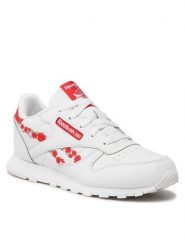 Reebok Sneakersy Classic Leather Shoes HP9521 Biały. Białe buty sportowe dziewczęce Reebok, bez wzorów, z materiału, bez zapięcia. Za 170.00 zł.