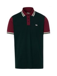 Finshley & Harding London koszulka polo Mężczyźni Bawełna zielony|czerwony, S. Czerwone koszulki polo męskie Finshley & Harding London, m, bez wzorów, z bawełny, bez ramiączek. Za 199.95 zł.