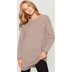 Sweter z wycięciem na plecach - Beżowy. Swetry damskie marki Mohito. W wyprzedaży za 79.99 zł.