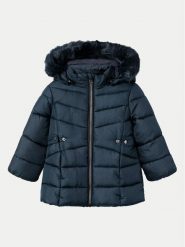 NAME IT Kurtka zimowa 13231151 Granatowy Regular Fit. Niebieskie buty zimowe dziewczęce Name it, na zimę, bez wzorów, z syntetyku, bez kaptura. Za 169.99 zł.