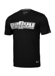Koszulka męska Pitbull Classic Boxing Poznań. Czarne koszulki sportowe męskie PITBULL, m, bez wzorów, z bawełny, bez kołnierzyka, bez ramiączek, na fitness i siłownię. Za 79.00 zł.