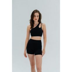 Damskie szorty sportowe do jogi Moonholi Glam z kieszeniami. Czarne biustonosze MOONHOLI, xl, bez wzorów, sportowe, na fitness i siłownię. Za 229.00 zł.