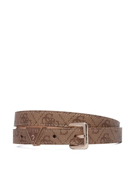 Guess Pasek BW9486 P6420 Brązowy. Brązowe paski damskie Guess, z aplikacjami, ze skóry. Za 194.99 zł.