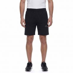Szorty Kappa Inento. Czarne krótkie spodenki sportowe męskie Kappa, l, bez wzorów, z materiału, na fitness i siłownię. Za 169.00 zł.