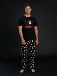Piżama dwuczęściowa Friday the 13th - wielobarwny. Piżamy męskie Sinsay, l, bez wzorów, bez ramiączek. Za 59.99 zł.