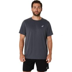 Koszulka Asics Core. Szare koszulki sportowe męskie Asics, l, bez wzorów, z materiału, bez kołnierzyka, bez ramiączek, do biegania. Za 147.15 zł.