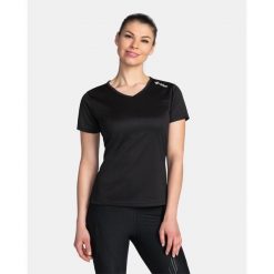Damska koszulka biegowa Kilpi DIMA-W. Czarne t-shirty damskie Kilpi, s, bez wzorów, z materiału, bez kołnierzyka. Za 81.23 zł.