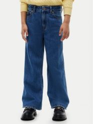 Tommy Hilfiger Jeansy Mabel KG0KG09421 Granatowy Wide Leg. Niebieskie jeansy dla dziewczynek Tommy Hilfiger, z bawełny. Za 249.99 zł.