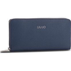 Duży Portfel Damski LIU JO - Xl Zip Around Isola N68174 E0033 Blu Notte 94025. Niebieskie portfele damskie marki Liu Jo, ze skóry ekologicznej. Za 299.00 zł.