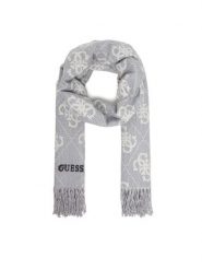 Guess Szalik AM9562 POL03 Szary. Szare rękawiczki męskie Guess, z aplikacjami, z materiału. Za 239.99 zł.