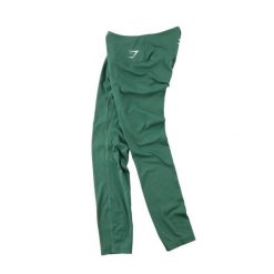 Second life - Gymshark legginsy damskie do jogi zielone - Jak nowy. Zielone legginsy damskie GYMSHARK, l, bez wzorów, z tkaniny. Za 106.46 zł.