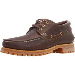 Tenisówki Timberland Model Authentics 3 Eye Class Kolor Brązowy. Brązowe trampki męskie Timberland, bez wzorów, ze skóry, bez zapięcia. Za 789.85 zł.