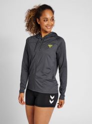 Damska bluza treningowa z kapturem Hummel GG-12. Szare bluzy damskie Hummel, na wiosnę, xs, bez wzorów, z elastanu, z kapturem. Za 160.70 zł.