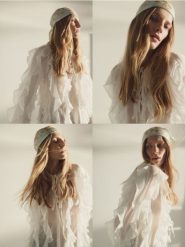 Wzorzysta apaszka - jasnoszary. Szare szaliki i chusty damskie Reserved, bez wzorów. W wyprzedaży za 35.99 zł.