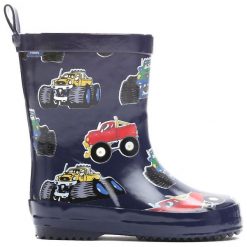 Granatowe Kalosze Boy'sTruck. Kalosze chłopięce marki Born2be. Za 59.99 zł.