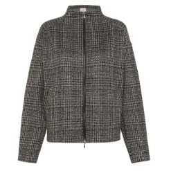 Kurtka Deha Check Jacquard Full-Zip Jacket Damskie. Czarne kurtki damskie Deha, s, bez wzorów, z bawełny, bez kaptura. Za 583.99 zł.