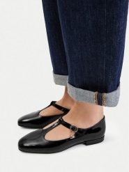 Lasocki Baleriny CEO-RST-ROMI-103 Czarny. Czarne baleriny damskie Lasocki, bez wzorów, z lakierowanej skóry, bez obcasa. Za 169.99 zł.