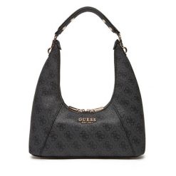 Torebka Guess. Szare torebki do ręki damskie Guess, z aplikacjami, klasyczne, bez dodatków. Za 349.99 zł.