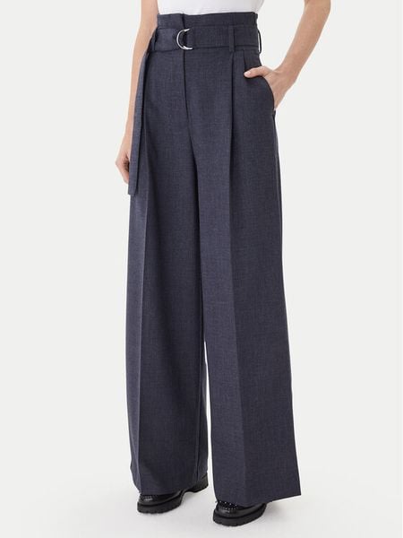 ViCOLO Spodnie materiałowe GRA Granatowy Regular Fit. Niebieskie spodnie materiałowe damskie ViCOLO, l, bez wzorów, z materiału. Za 309.99 zł.