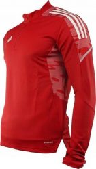Adidas Bluza męska adidas Condivo 21 Training Top Primeblue czerwona GH7155 S. Czerwone bluzy męskie Adidas, m, bez wzorów, bez kaptura. Za 194.00 zł.