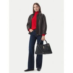 Torebka Guess. Szare torebki do ręki damskie Guess, z aplikacjami, bez dodatków. Za 674.99 zł.