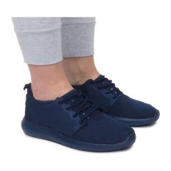 Niebieskie Sportowe obuwie do biegania F368-3 Niebieski. Niebieskie obuwie sportowe damskie ButyModne, bez wzorów, z syntetyku, do biegania. Za 64.00 zł.