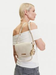 LOVE MOSCHINO Torebka JC4049PP1MLF0110 Kremowy. Białe torebki do ręki damskie Love Moschino, bez wzorów, ze skóry, bez dodatków. Za 460.99 zł.