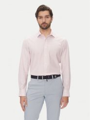 Pierre Cardin Koszula C6 11004.0406 Różowy Modern Fit. Czerwone koszule męskie Pierre Cardin, m, bez wzorów, z bawełny, bez kołnierzyka, bez ramiączek. Za 259.99 zł.