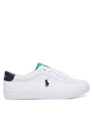 Polo Ralph Lauren Sneakersy RL04833101 Biały. Białe buty sportowe chłopięce Polo Ralph Lauren, bez wzorów, ze skóry, bez zapięcia. Za 389.99 zł.