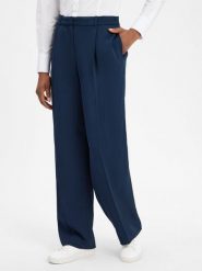 Tommy Hilfiger spodnie materiałowe Kobiety wiskoza niebieski, 42. Niebieskie spodnie sportowe damskie Tommy Hilfiger, bez wzorów, z materiału. Za 429.95 zł.