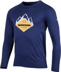 Hi-Tec Bluza DICO LS Navy XXL. Niebieskie bluzy męskie Hi-tec, m, bez wzorów, bez kaptura. Za 35.26 zł.