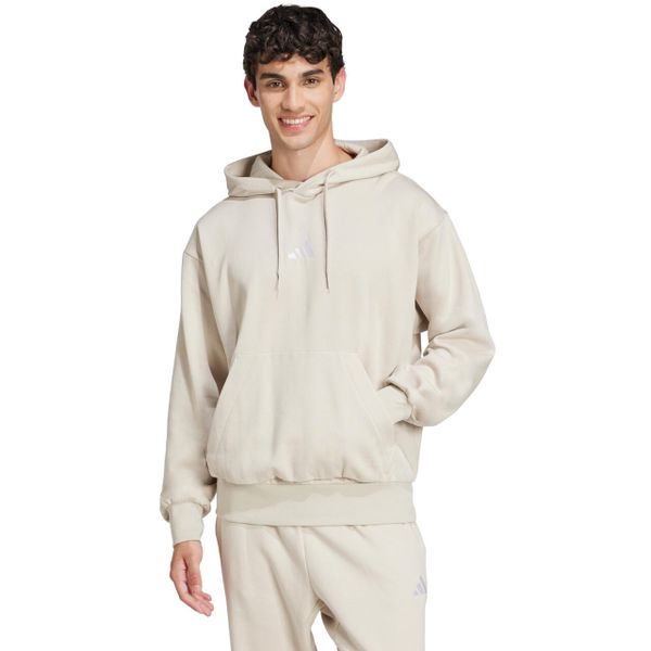 Bluza męska adidas Essentials Feelcozy Fleece. Brązowe bluzy męskie Adidas, m, bez wzorów, z bawełny, bez kaptura. Za 166.99 zł.