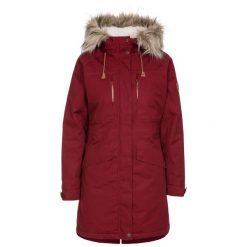 Trespass Faithful - Kobieta Jkt Merlot. Czerwone kurtki sportowe damskie Trespass, bez wzorów, z futra, bez kaptura, trekkingowe. Za 449.99 zł.
