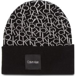 Czapka CALVIN KLEIN - Ck Knitted Beanie M K50K504103 001. Czarne czapki i kapelusze męskie Calvin Klein. Za 159.00 zł.