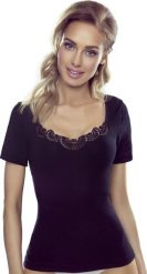 Eldar Koszulka damska z krótkim rękawem biała Roxana S-XL S. Białe t-shirty damskie Eldar, s, bez wzorów, bez kołnierzyka. Za 71.11 zł.