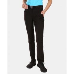 Damskie spodnie outdoorowe Kilpi BELVELA-W. Czarne spodnie sportowe damskie Kilpi, xs, bez wzorów, trekkingowe. Za 318.77 zł.