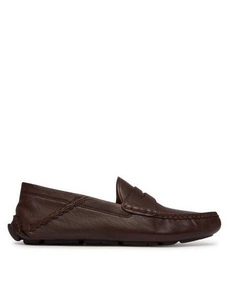 Polo Ralph Lauren Mokasyny 803P07633002 Brązowy. Brązowe mokasyny damskie Polo Ralph Lauren, ze skóry. Za 626.99 zł.