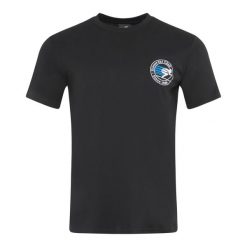Koszulka męska Ellesse Condena. Czarne koszulki sportowe męskie Ellesse, l, bez wzorów, bez kołnierzyka, bez ramiączek, trekkingowe. Za 94.99 zł.
