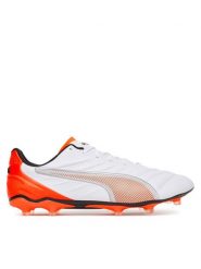 Puma Buty do piłki nożnej King Pro Fg/Ag 108828 01 Biały. Białe buty sportowe męskie Puma, ze skóry, bez zapięcia. Za 389.99 zł.