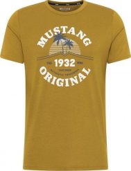 Mustang Mustang męska koszulka t-shirt ALEX C PRINT 1012520 6370 M. T-shirty męskie Mustang, m, bez wzorów, bez kołnierzyka. Za 79.99 zł.