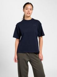 Damska koszulka z nadrukiem Hummel Keeper. Czarne t-shirty damskie Hummel, l, bez wzorów, z bawełny, klasyczne, bez kołnierzyka. Za 167.00 zł.