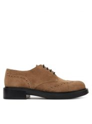 Pollini Oxfordy SA10273G1NTF0135 Brązowy. Brązowe półbuty damskie Pollini, bez wzorów, ze skóry, bez obcasa, bez zapięcia. Za 1,299.00 zł.