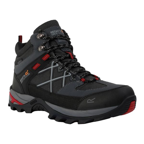 Męskie Buty Do Chodzenia Samaris III. Brązowe trekkingi męskie Regatta, trekkingowe. Za 388.99 zł.