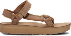 Teva W'S Midform Universal Canvas, TEY, 38 (us 7); uk 5. Brązowe sandały damskie Teva, bez wzorów, bez obcasa, bez zapięcia. Za 244.17 zł.