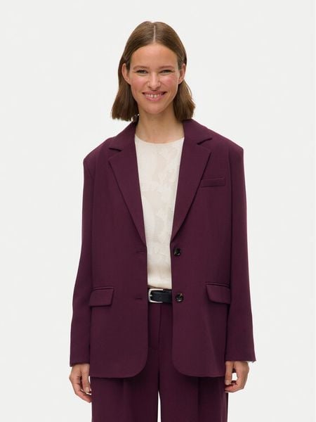 Vero Moda Marynarka Michell 10336375 Fioletowy Oversize. Fioletowe żakiety damskie Vero Moda, bez wzorów, z syntetyku. Za 165.99 zł.