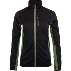 Tytuł produktu. Fioletowe kurtki sportowe damskie Alpine Pro, bez wzorów, z softshellu, bez kaptura. Za 229.99 zł.