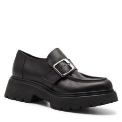 Loafersy Badura. Czarne mokasyny damskie Badura. Za 174.99 zł.