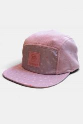 Czapka unisex dla dorosłych z polaru z 5 panelami - koralowa. Czerwone czapki i kapelusze damskie AFTER ESSENTIALS, na zimę, bez wzorów, z materiału, eleganckie. Za 66.00 zł.